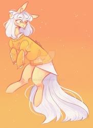 Size: 1600x2194 | Tagged: safe, artist:akiiichaos, oc, oc only, earth pony, pony, clothes, deviantart watermark, female, mare, obtrusive watermark, solo, sweater, watermark