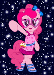 Size: 1000x1400 | Tagged: safe, artist:jhayarr23, artist:php185, edit, pinkie pie, pony, equestria girls, g4, i'm on a yacht, spoiler:eqg series (season 2), alternate design, bipedal, equestria girls ponified, female, human pony pinkie pie, ponified, solo, summer