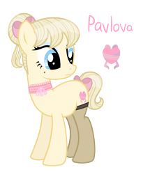 Size: 2300x2800 | Tagged: safe, artist:cherrycandi, oc, oc only, oc:pavlova, earth pony, pony, base used, beauty mark, bow, choker, clothes, female, hair bow, hair bun, high res, makeup, mare, simple background, solo, stockings, tail bow, thigh highs, transparent background