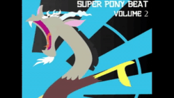 Size: 1920x1080 | Tagged: safe, artist:narcissistic fuck, discord, draconequus, discord (eurobeat brony), super ponybeat, g4, cover, eurobeat brony, male, mediocre, remix, solo, sound, sound only, webm