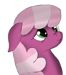 Size: 1053x1200 | Tagged: safe, artist:crescentpony, cheerilee, earth pony, pony, g4, bust, female, mare, simple background, smiling, solo, white background