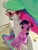 Size: 768x1024 | Tagged: safe, artist:nekokevin, princess celestia, twilight sparkle, alicorn, pony, unicorn, g4, chair, clothes, duo, female, glasses, irl, lidded eyes, looking at you, mare, open mouth, photo, plushie, shirt, sitting, size difference, smiling, teacher and student, unicorn twilight