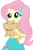 Size: 3000x4500 | Tagged: safe, artist:cloudy glow, fluttershy, cat, driving miss shimmer, equestria girls, equestria girls series, g4, clothes, cute, dress, driving miss shimmer: fluttershy, female, geode of fauna, magical geodes, miss kitty, shyabetes, simple background, smiling, solo, transparent background, vector