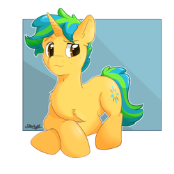 Size: 3000x3000 | Tagged: safe, oc, oc only, oc:sunrise sentry, pony, commission, high res, simple background, solo, transparent background