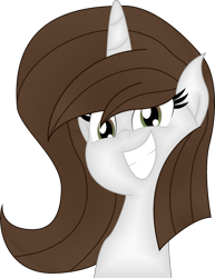 Size: 2127x2759 | Tagged: safe, artist:soulakai41, oc, oc only, oc:brittneigh ackermane, pony, unicorn, bust, female, high res, mare, portrait, simple background, solo, transparent background