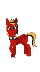 Size: 675x1200 | Tagged: safe, artist:echoarts, oc, oc only, oc:twotail, pegasus, pony, ear piercing, female, goggles, piercing, simple background, solo, transparent background