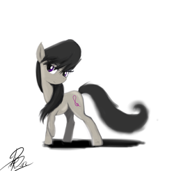 Size: 2528x2480 | Tagged: safe, artist:peperoger, octavia melody, earth pony, pony, g4, female, high res, simple background, solo, white background