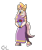 Size: 2480x2979 | Tagged: safe, artist:cyborglucario, oc, oc only, oc:cygnus, cresselia, zebra, anthro, unguligrade anthro, bouquet, crown, flower, high res, jewelry, pokémon, regalia, simple background, solo, transparent background, zebra oc