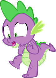 Size: 4213x5817 | Tagged: safe, artist:memnoch, spike, dragon, g4, male, simple background, solo, transparent background, vector