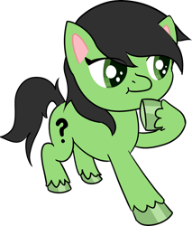 Size: 2739x3219 | Tagged: safe, alternate version, artist:poniidesu, oc, oc only, oc:anon, oc:filly anon, earth pony, pony, g4.5, my little pony: pony life, /mlp/, female, filly, high res, reference used, simple background, solo, toy interpretation, transparent background, unshorn fetlocks