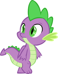 Size: 4632x5834 | Tagged: safe, artist:memnoch, spike, dragon, g4, male, simple background, solo, transparent background, vector, walking, winged spike, wings