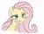 Size: 1600x1231 | Tagged: safe, artist:fakskis, fluttershy, pegasus, pony, g4, are you serious, chest fluff, colored sketch, female, floppy ears, grumpy, mare, raised eyebrow, simple background, sketch, solo, white background