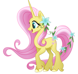 Size: 6541x6234 | Tagged: safe, artist:negatif22, fluttershy, pony, unicorn, g4, cute, female, fluttershy (g5 concept leak), g5 concept leak style, g5 concept leaks, hooves, mare, movie accurate, open mouth, shyabetes, simple background, smiling, solo, transparent background, unicorn fluttershy, unshorn fetlocks, vector