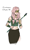 Size: 382x640 | Tagged: safe, artist:demdoodles, fluttershy, human, g4, the cutie re-mark, alternate timeline, belly button, braid, chrysalis resistance timeline, female, humanized, midriff, simple background, solo, spear, tribal markings, tribalshy, weapon, white background