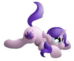 Size: 1279x1059 | Tagged: safe, artist:raktor, oc, oc only, oc:northern flame, pony, unicorn, ear fluff, femboy, looking up, male, raised tail, simple background, smiling, solo, tail, transparent background