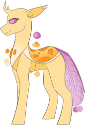 Size: 1058x1551 | Tagged: safe, artist:sychia, oc, oc only, oc:custom, changedling, changeling, female, simple background, solo, transparent background
