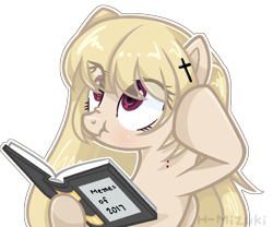 Size: 942x785 | Tagged: safe, artist:harukamizuki-chan, artist:sakyas-bases, oc, oc only, earth pony, pony, base used, book, female, mare, scrunchy face, simple background, solo, transparent background