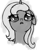 Size: 585x727 | Tagged: safe, artist:nimaru, princess luna, pony, g4, bust, female, monochrome, portrait, s1 luna, solo