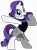 Size: 5701x7678 | Tagged: safe, artist:jhayarr23, editor:jhayarr23, part of a set, rarity, pony, g4, bipedal, black dress, clothes, dress, female, headset, looking at you, mare, simple background, smiling, solo, transparent background, vector