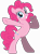 Size: 5587x7474 | Tagged: safe, artist:jhayarr23, editor:jhayarr23, part of a set, pinkie pie, earth pony, pony, g4, bipedal, female, looking at you, mare, simple background, smiling, solo, transparent background, vector