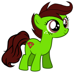 Size: 1260x1250 | Tagged: safe, artist:optimusv42, oc, oc only, oc:jungle heart, oc:jungle jewel, earth pony, pony, daughter, female, simple background, solo, transparent background