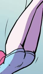 Size: 717x1240 | Tagged: safe, artist:pencils, idw, pinkie pie, equestria girls, g4, spoiler:comic, spoiler:comicequestriagirlsmarchradness, ass, balloonbutt, butt, butt only, cropped, female, gymnastics, pictures of butts, solo