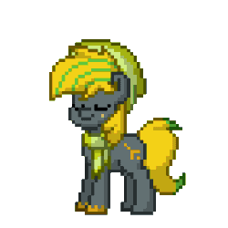 Size: 280x280 | Tagged: safe, artist:thebadbadger, oc, oc only, oc:jon, pony, pony town, animated, pixel art, simple background, solo, transparent background