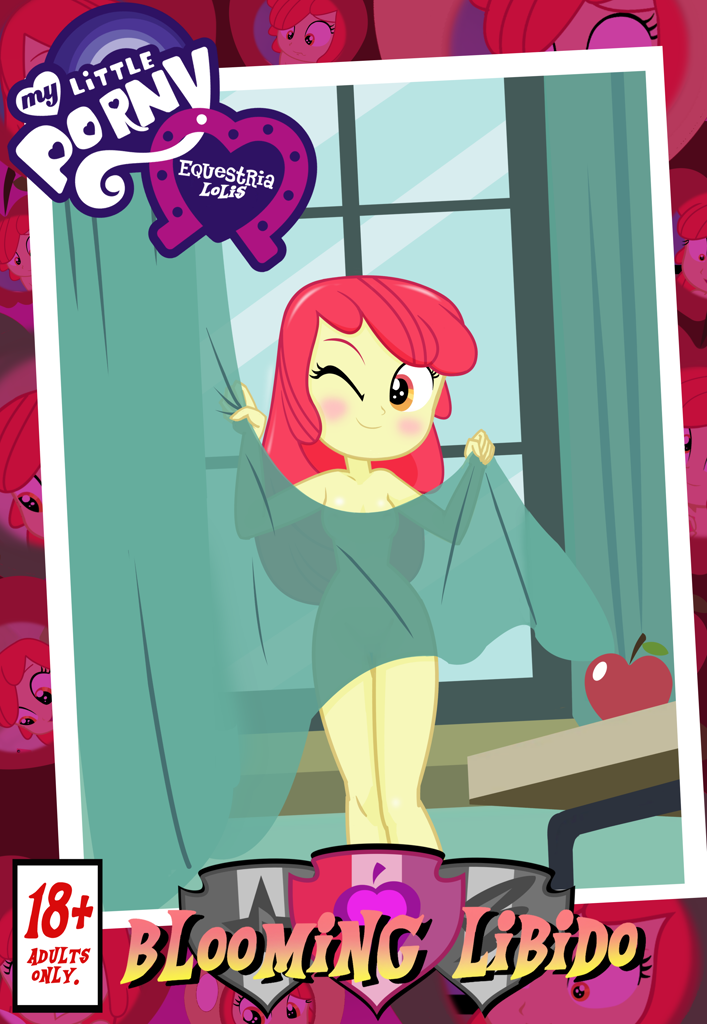 Apple Bloom Human Porn - 2307102 - suggestive, artist:succubi samus, apple bloom, comic:blooming  libido, equestria girls, g4, adorabloom, apple, barely legal, blushing,  breasts, classroom, clothes, comic, comments locked down, cover, covering,  cute, desk, drapes, exhibitionism