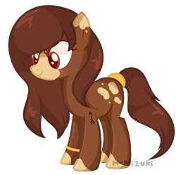Size: 1292x1282 | Tagged: safe, artist:chaostrical, artist:harukamizuki-chan, oc, oc only, earth pony, pony, base used, female, mare, simple background, solo, transparent background