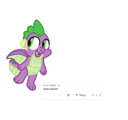Size: 1080x1015 | Tagged: safe, artist:chespinfan, spike, dragon, g4, male, requested art, simple background, smiling, solo, white background, winged spike, wings
