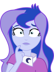 Size: 4723x6285 | Tagged: safe, artist:luckreza8, color edit, edit, editor:slayerbvc, vector edit, princess luna, vice principal luna, equestria girls, g4, my little pony equestria girls: friendship games, photo finished, .svg available, absurd resolution, female, lipstick, looking at you, oh crap face, simple background, solo, transparent background, vector