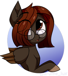 Size: 3058x3420 | Tagged: safe, artist:luxsimx, oc, oc only, oc:jaylie doodle, pegasus, pony, eye clipping through hair, female, glasses, high res, mare, simple background, solo, transparent background