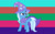 Size: 400x251 | Tagged: safe, artist:yourfavgotstuckinaneasybakeoven, edit, trixie, g4, cape, clothes, hat, joke, meme, pride flag, trixie's cape, trixie's hat