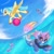 Size: 4096x4096 | Tagged: safe, artist:colorpalette-art, princess skystar, oc, bird, hippogriff, pegasus, pony, seagull, seapony (g4), g4, my little pony: the movie, ball, clothes, scarf, swimming, underwater, water