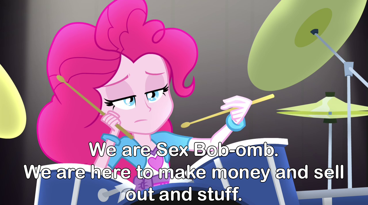 2308328 - safe, edit, edited screencap, screencap, pinkie pie, equestria  girls, g4, my little pony equestria girls: rainbow rocks, awesome as i want  to be, female, scott pilgrim vs the world, sex