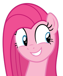 Size: 2201x2681 | Tagged: safe, artist:slb94, pinkie pie, earth pony, pony, g4, beautiful, cute, cuteamena, female, high res, mare, pinkamena diane pie, simple background, smiling, solo, transparent background, vector