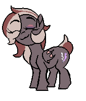Size: 170x200 | Tagged: safe, artist:luxsimx, oc, oc only, oc:efflorescence, bat pony, pony, animated, bat pony oc, bat wings, female, gif, makeup, mare, pixel art, simple background, solo, transparent background, wings