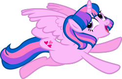 Size: 6177x4000 | Tagged: safe, artist:melisareb, oc, oc only, oc:hsu amity, alicorn, pony, .svg available, absurd resolution, base used, cute, female, flying, mare, ocbetes, simple background, solo, transparent background, vector, wings