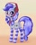 Size: 1024x1295 | Tagged: safe, artist:dusthiel, oc, oc only, oc:cinnabyte, earth pony, pony, g4, bandana, blue eyes, butt, chest fluff, cinnabetes, clothes, cute, dock, dork, earth pony oc, female, gaming headset, glasses, headphones, headset, looking at you, looking back, looking back at you, mare, meganekko, pigtails, plot, rear view, socks, solo, striped socks