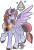 Size: 1280x1879 | Tagged: safe, artist:technowriter15, oc, oc only, alicorn, pony, coat markings, cutie mark, female, mare, offspring, parent:rockhoof, parent:twilight sparkle, parents:rocklight, simple background, solo, spread wings, transparent background, unshorn fetlocks, wings