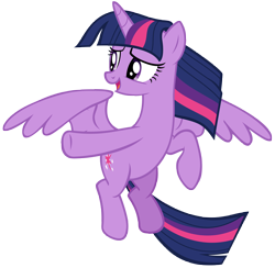Size: 7506x7325 | Tagged: safe, artist:andoanimalia, twilight sparkle, alicorn, pony, g4, the ending of the end, absurd resolution, cutie mark, female, flying, mare, open mouth, simple background, solo, transparent background, twilight sparkle (alicorn), vector