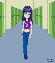 Size: 1280x1468 | Tagged: safe, artist:rollmono, twilight sparkle, equestria girls, g4, human coloration