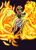 Size: 2552x3508 | Tagged: safe, artist:filomental, sunset shimmer, demon, equestria girls, g4, dark magic, daydream shimmer, fanfic art, final boss, high res, magic, magic aura, sunset satan, transformation, vengeance