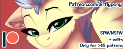 Size: 988x396 | Tagged: safe, artist:airfly-pony, misty fly, pony, g4, patreon, patreon logo, patreon preview
