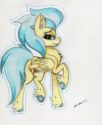 Size: 2384x2928 | Tagged: safe, artist:luxiwind, misty fly, pony, g4, female, high res, solo, traditional art