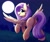 Size: 1500x1250 | Tagged: safe, artist:shadowreindeer, fluttershy, pegasus, pony, g4, adorasexy, butt, cute, dock, featureless crotch, female, flutterbutt, frog (hoof), grass, looking back, mare, moon, night, plot, raised tail, sexy, shyabetes, smiling, solo, spread wings, stars, tail, underhoof, wings
