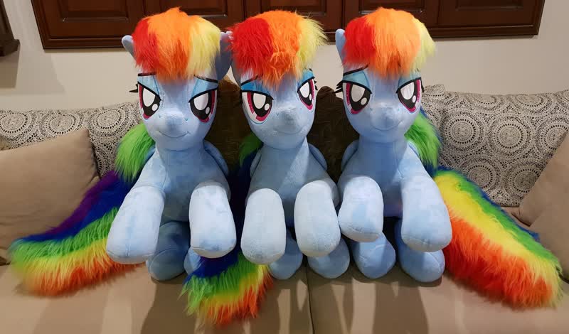 rainbow dash life size plush