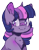 Size: 696x900 | Tagged: safe, artist:chyoatas, twilight sparkle, pony, unicorn, g4, blushing, bust, chest fluff, colored pupils, cute, ear fluff, eyebrows, eyebrows visible through hair, female, mare, simple background, smiling, solo, transparent background, twiabetes, unicorn twilight