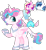 Size: 2278x2501 | Tagged: safe, artist:mint-light, artist:sh3llysh00, princess cadance, princess flurry heart, shining armor, alicorn, pony, g4, base used, female, high res, mare, older, older flurry heart, outline, simple background, solo focus, transparent background