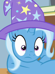 Size: 382x510 | Tagged: safe, screencap, trixie, pony, a horse shoe-in, g4, cropped, female, solo